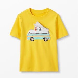 NWOT Hanna Anderson Graphic Retro Van T-Shirt Sz 10